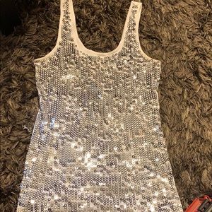 Express sparkle tank top